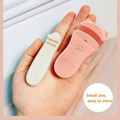 Mini Eyelash Curler Set - 4pcs Cat Claw Curler, Wide Angle Curler, Precision Cur