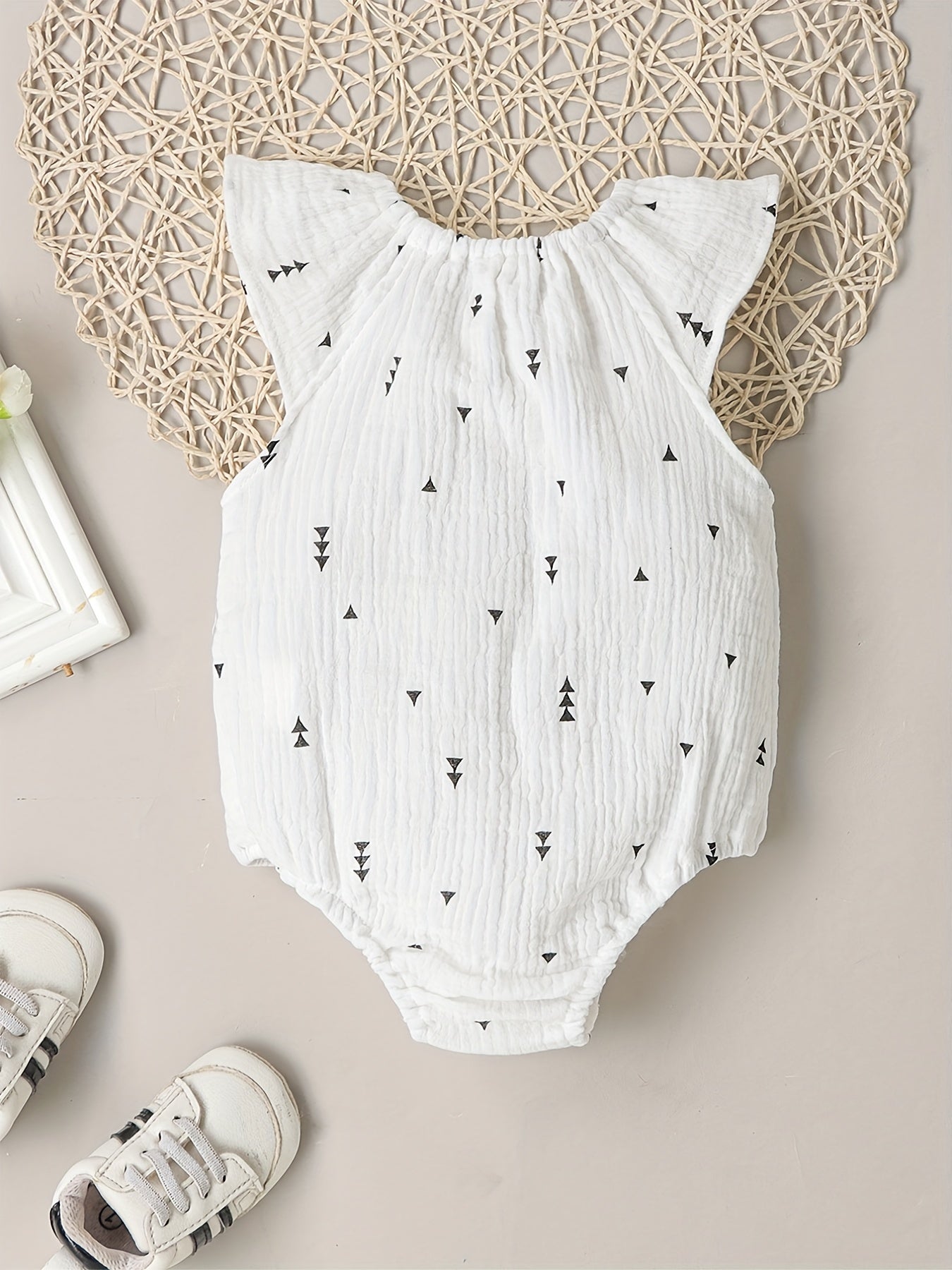 Cute Baby Girl Onesies Assorted Fly Sleeve Designs