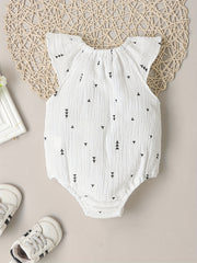Cute Baby Girl Onesies Assorted Fly Sleeve Designs