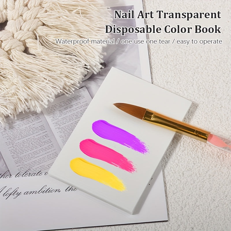 Disposable Makeup Mixing Palette Nail Art Palettes Palette Paper Pad