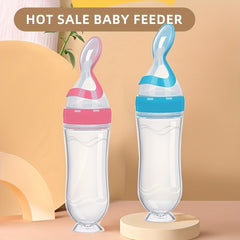 Baby Silicone Feeding Bottle Spoon Feeder 90ml