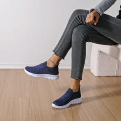 Non Slip Mesh Sneakers Lightweight Slip on Shoes For Women