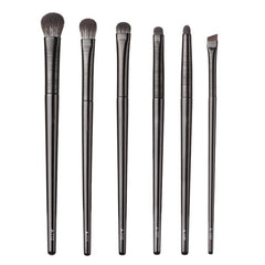 6 pcs Eye Makeup Brush Set with Angled Brow Precision and Detail Brushes