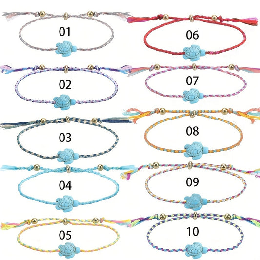 Waterproof Turtle Bracelet & Anklet for Beach Surfing