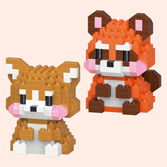 Mini Animal Building Blocks Tiger Koala Reindeer Penguin Fox Rabbi