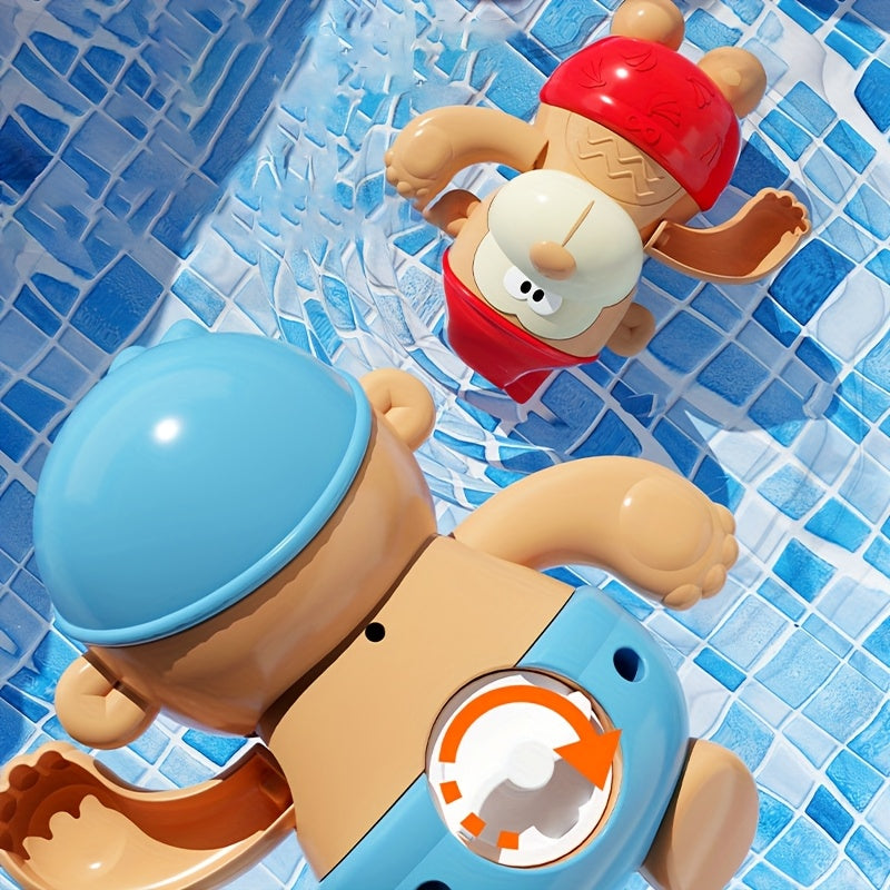 Interactive Swimming Monkey Bath Toy for Kids