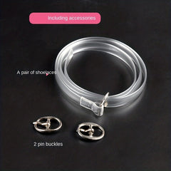 2pcs High Heels Elastic Shoelaces For Women Shoes Laces Anti Drop Heel Shoelace