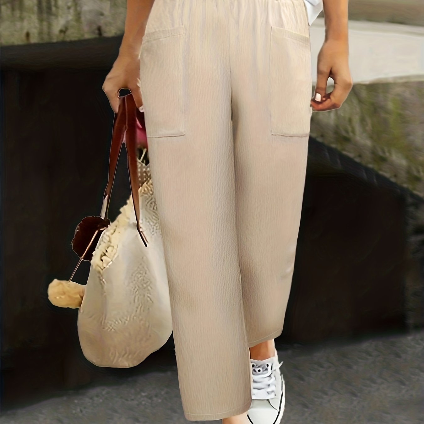  Casual Pants Loose Straight Leg