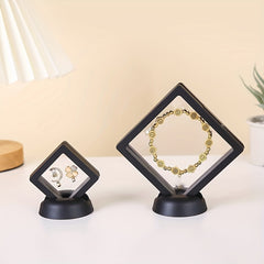 3D Floating Frame Display Holder Stand for Coins and Jewelry