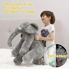 Big Elephant Stuffed Animal Plush Toy 40 64 Cm Size Grey Elephant Toy