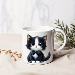20pcs Mug Decoration Stickers Flower Cat Theme for Mugs Coffee Cups DIY