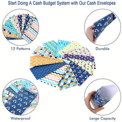 Cash Envelope Wallet Budget System with 12 Envelopes