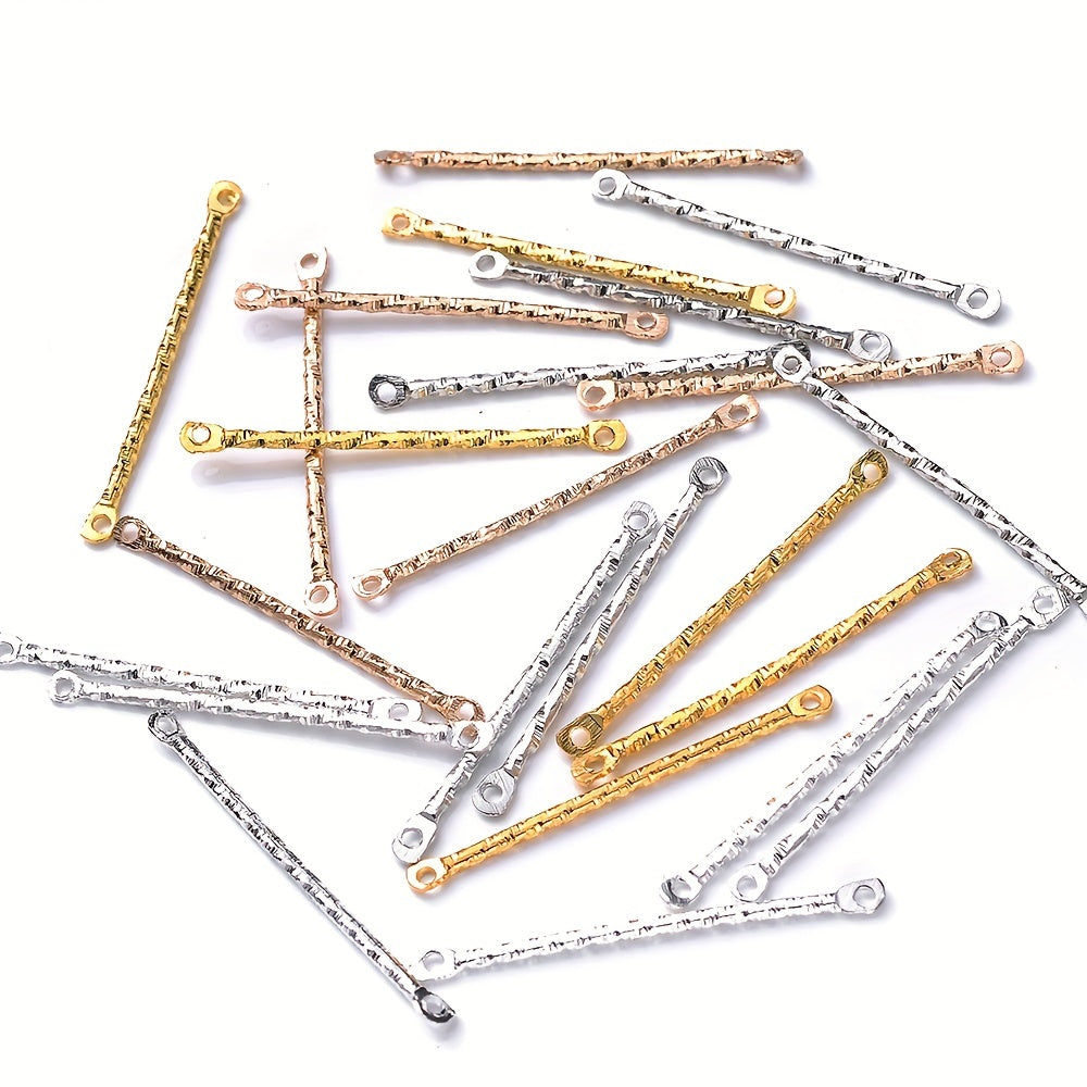200pcs Embossed Connection Stick for Drop Earring