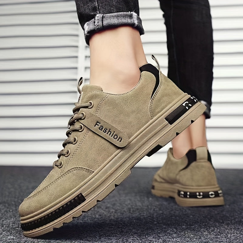 Men's Lace up Sneakers Casual Walking Shoes Comfortable And Breathable