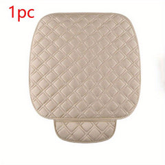 Car Seat Cushion Memory Silk Wadding Non Slip Rubber Bottom With Storage Pouch