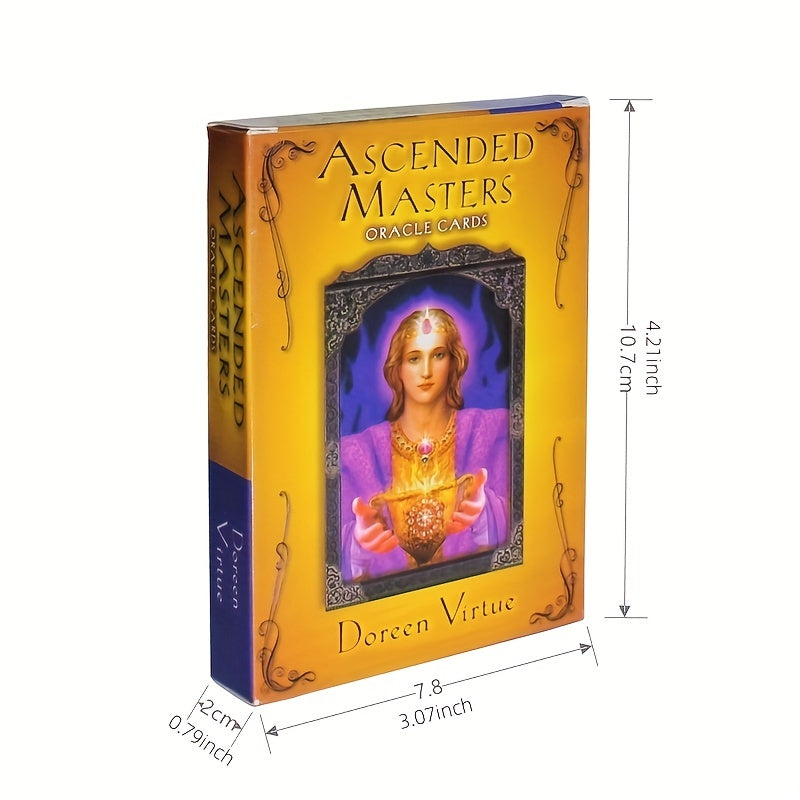 Ascended Masters Oracle Cards Deck - Spiritual Guidance and Wisdom
