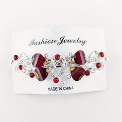 Vintage Rhinestone French Barrette Hair Clip