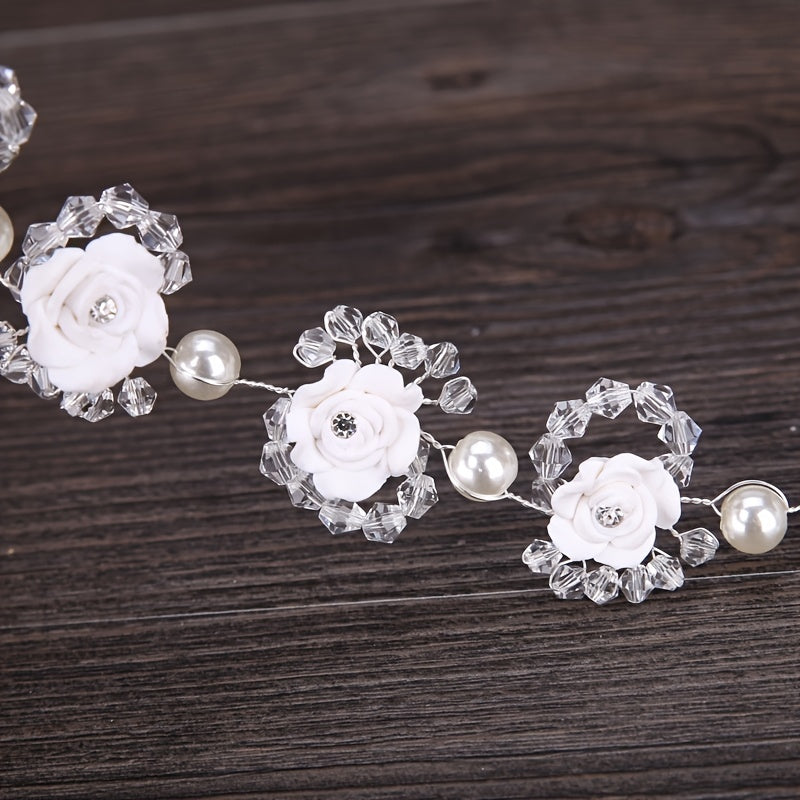 Crystal Headband Flower Girl Wedding Headwear
