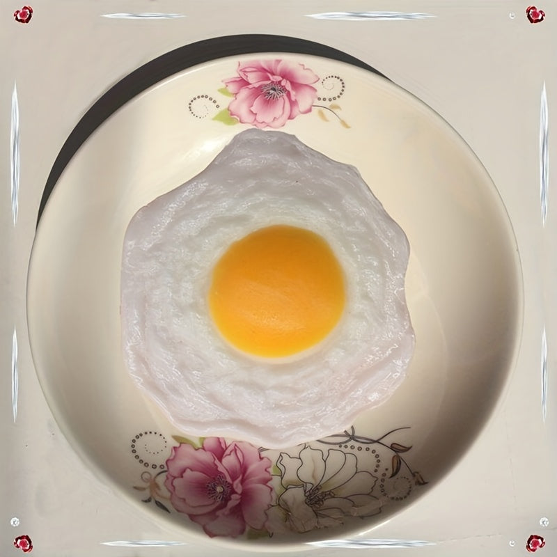 Egg Yolk King Simulation Sun Egg Flour Fried Egg TPR Soft Glue Egg Toy