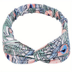 Women's Cross Leather Hair Bands Multicolor Bundle