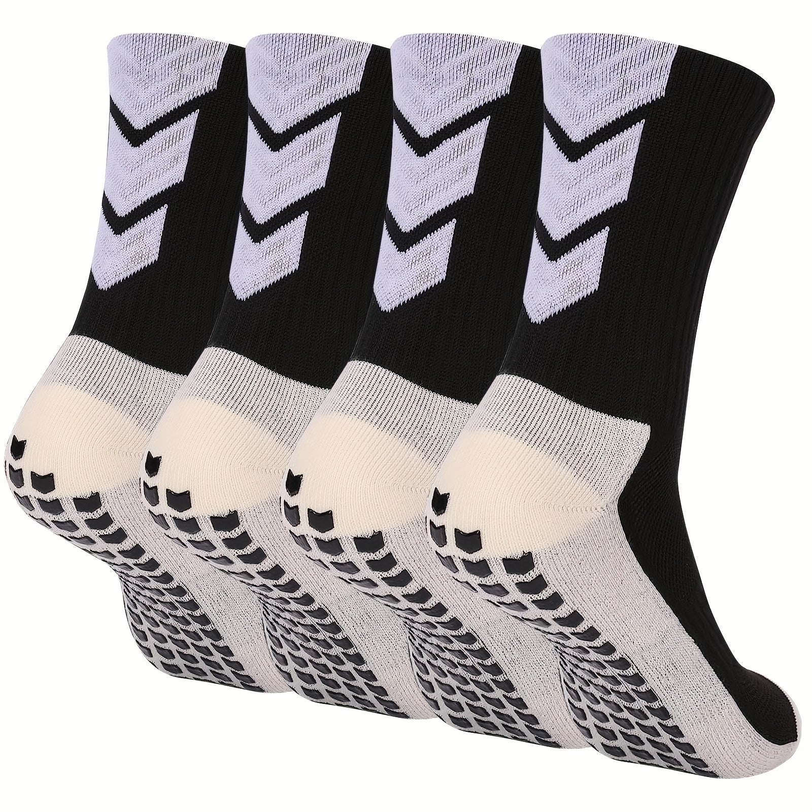 Men's Anti Slip Grip Soccer Socks - Training Sports Athletic Socks