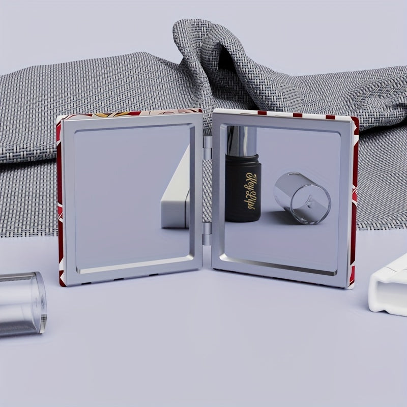 Portable Double Sided Makeup Mirror Pocket Size Travel Vanity Mirror