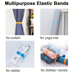 10pcs Lalla Roll Wardrobe Organizer Elastic Bundle Strap