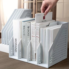 Desktop Book Stand Storage Organizer for Office Supplies