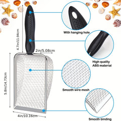 Beach Adventure Set Mesh Shovel Mesh Bag Sand Scooper Shark Tooth Sifter
