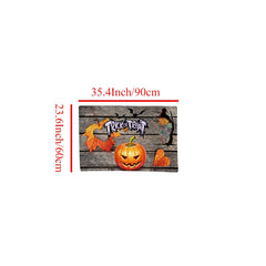 Halloween Pumpkin Pattern Area Rug Non-slip Kitchen Mat