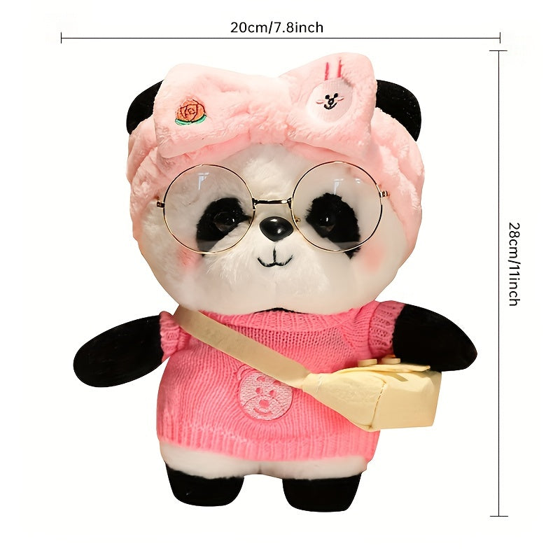 Cartoon Panda Doll Plush Toy Halloween Christmas Gift