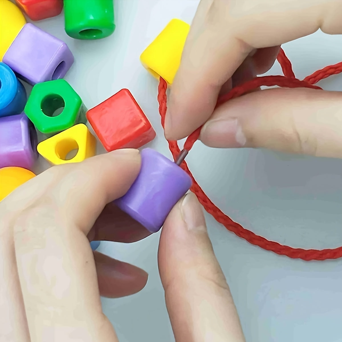 Educational Bead Stringing Toys for Kids Over 3 Years Old