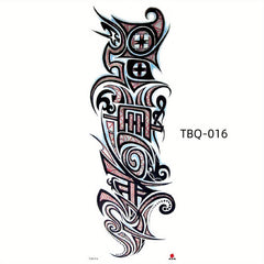 Ghost Flowers Skull Street Style Tattoo Stickers Waterproof