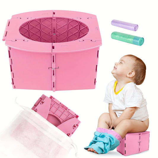 Portable Folding Toilet with Bag - Convenient Potty Training