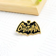 Anime Bat Enamel Brooch Cartoon Anti Slip Buckle Funny Pin