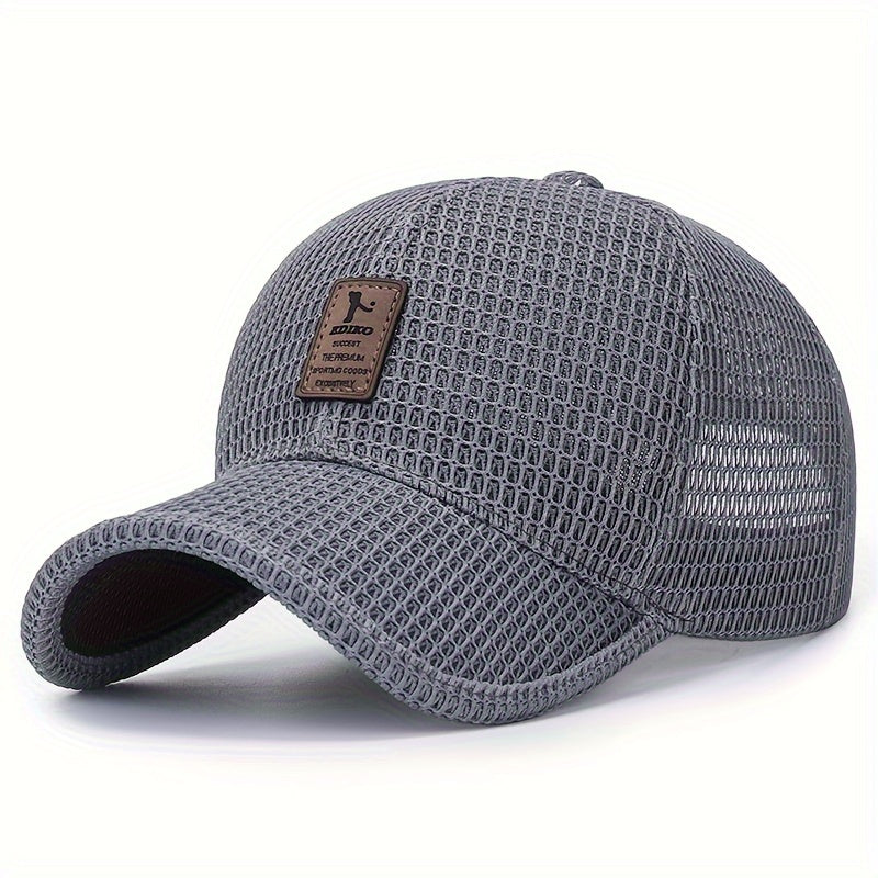 Men's Breathable Visor Hat Sun Protection Baseball Cap