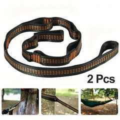 2pcs Hammock Straps High Load Bearing Outdoor Camping