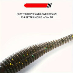 30pcs Paddle Tail Soft Lure Swimbait Slow Sinking Soft Worm