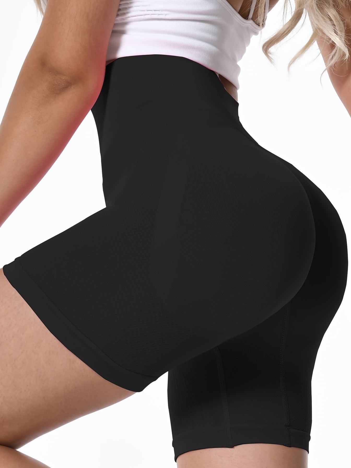 Seamless Peach Butt Yoga Sports Shorts Women