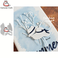 Catlove Summer Travel Hat Metal Cutting Dies DIY Craft