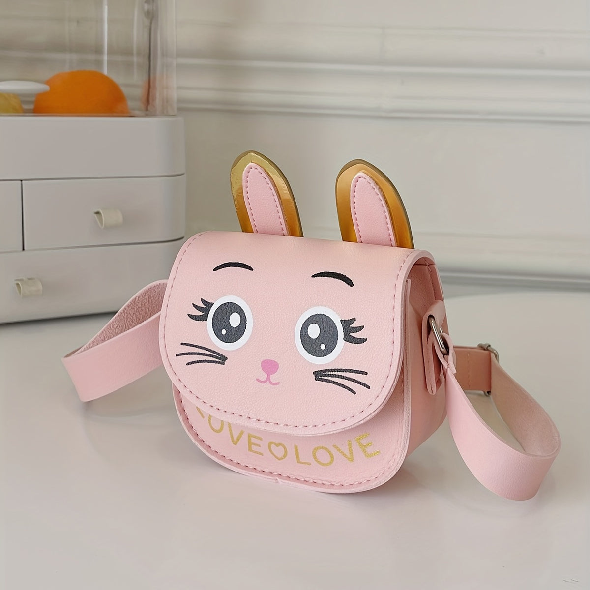 Cartoon Cat Coin Purse Wallet Princess Crossbody Bag For Girls