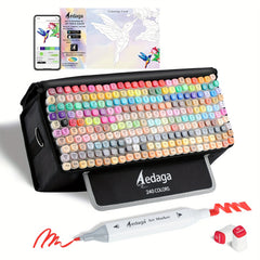 Alcohol Markers Dual Tip Art Markers with Kickstand Case