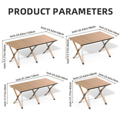 Portable Outdoor Folding Table for Picnic Camping