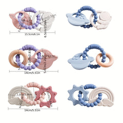 Silicone Teething Toy for Babies Non Toxic Bracelet