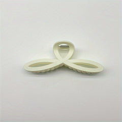 Frosted Clover Hair Claw Clip Strong Hold Grip Hair Jaw Clip