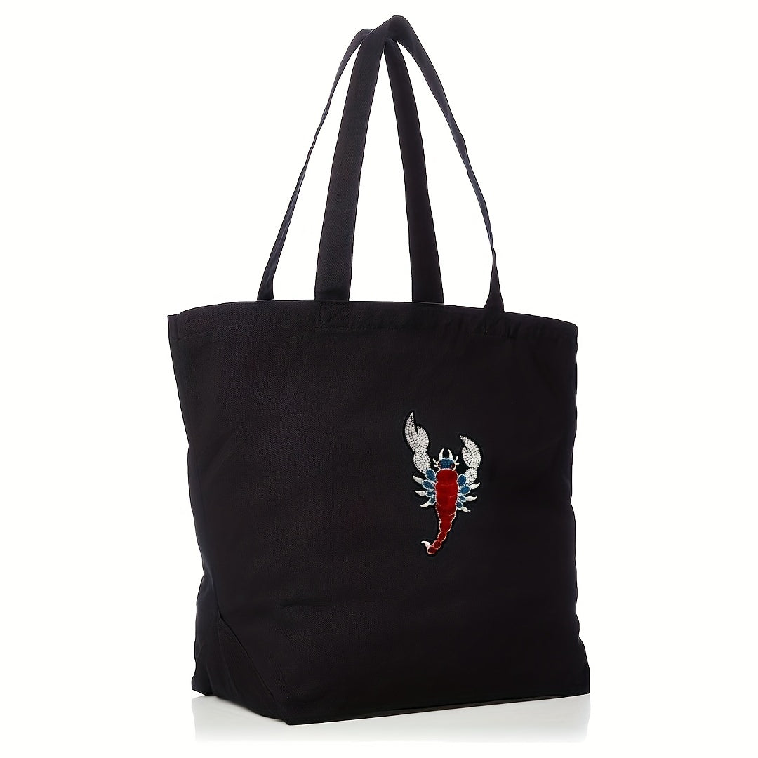 Scorpion Iron on Embroidery for DIY Clothing Cases Hats Bags Paintings