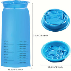 2pcs Portable Vomiting And Urine Bags For Outdoor Travel And Camping