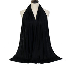 Stretchy Hijab Large Plain Maxi Scarf Shawl High Wrap Warm Eid Mothers