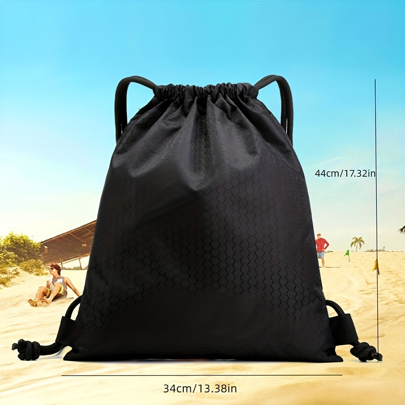 Waterproof Drawstring Gym Bag for Men and Women
