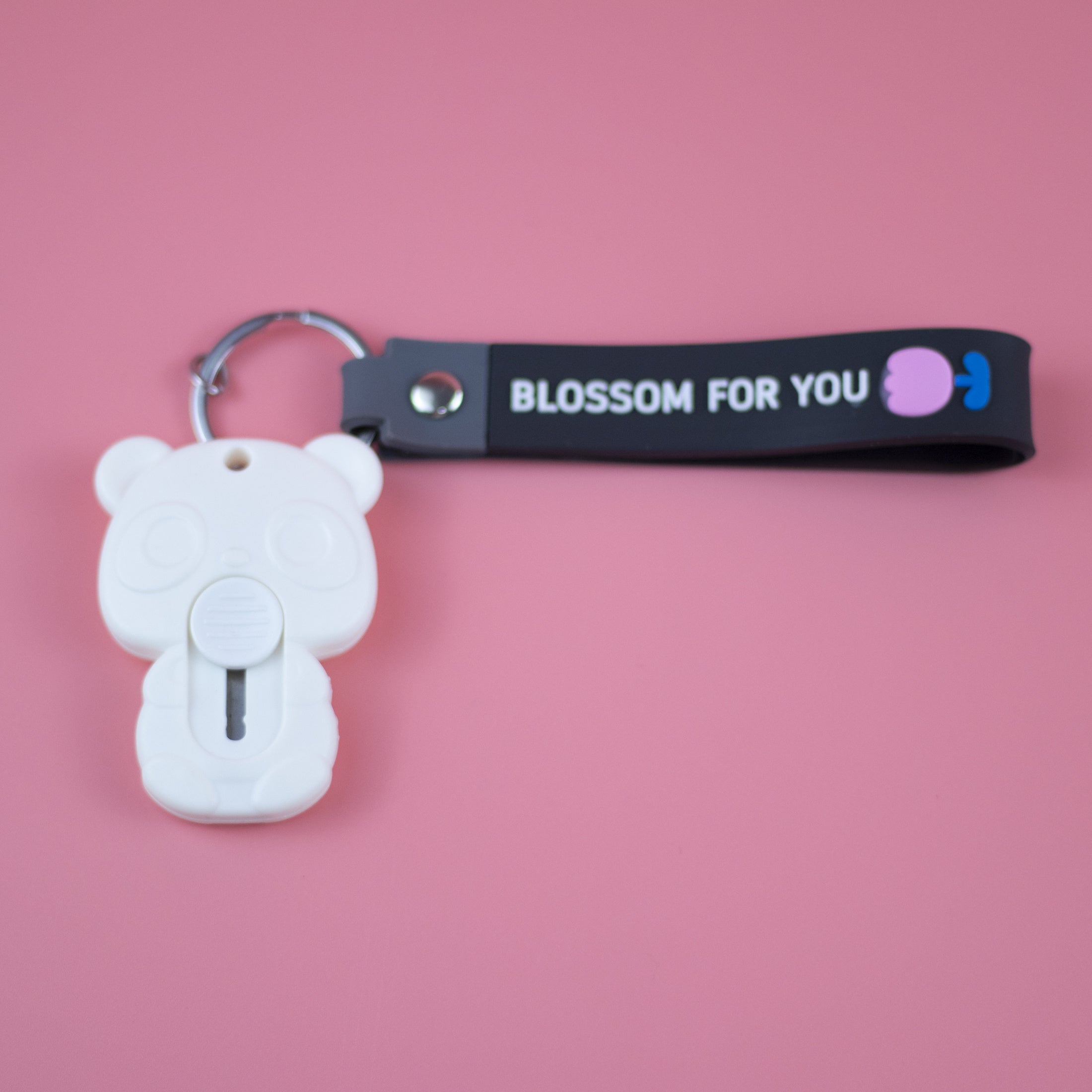 Mini Flower Graphics Bear Keychain Utility Knife for DIY Cutting